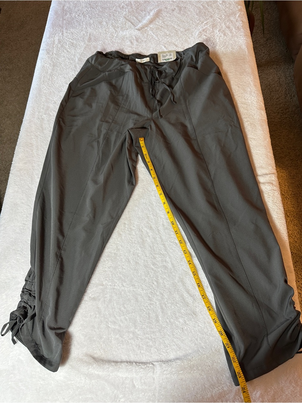 Maurices women’s Dark Gray Drawstring Jogger Pants